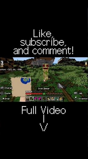 Best way to beat a creeper #minecraft