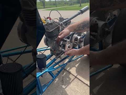 Belt alignment and tension, junior dragster, Blossom Racing Engines