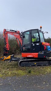 241K views · 2.4K reactions | Read the story on this Kubota KX060-5 with Rototilt and flail mower in the latest issue of the magazine. Link at top of page | Awesome Earthmovers | Facebook