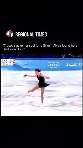 She didn’t just skate. She changed figure skating forever #skating #alexandratrusova