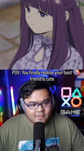 He survived monsters… but realizing your best friend is cute? Immediate system error. 😭 Tag someone who started acting different after “that” realization #frieren #frierenbeyondjourneysend #fern #stark #animeromance | Ernest Staria