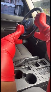 37K views · 1.2K reactions | Super stretchy very comfy red thigh high boots with a chunky platform heel perfect for the fall and Christmas time that’s coming | Danni Brown | Facebook