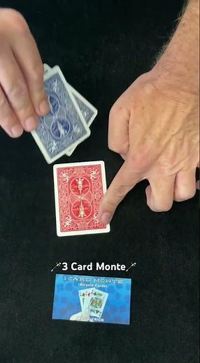 Magic Trick - 3 Card Monte 🪄 #magic #shorts