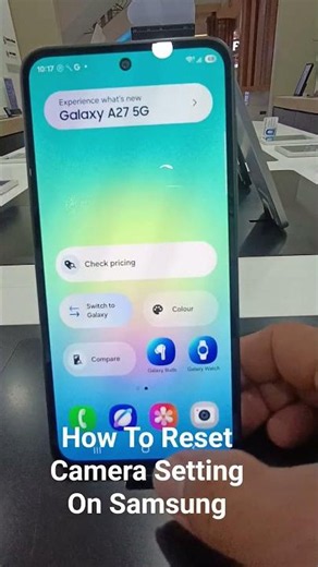 How to Reset Camera Setting On Samsung Galaxy A27 5G #tech