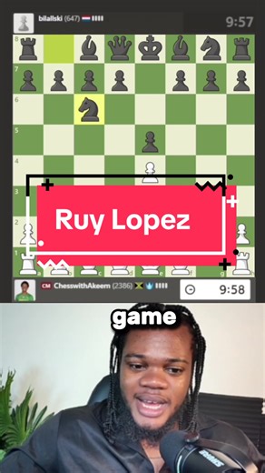 Ruy Lopez - #chess #chesscom #chesstips | Chess