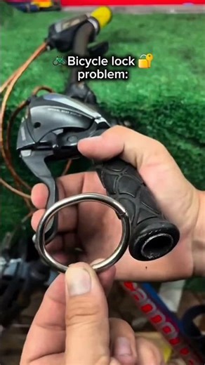 How I invented double ring bicycle lock. #humor #skit #khabylame #bicycle #lock