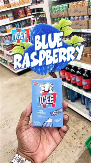 Icee Blue raspberry singles