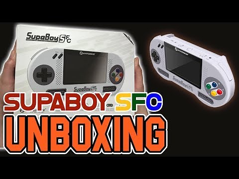 Hyperkin SupaBoy SFC (Portable Pocket SNES Console) Unboxing & Demo