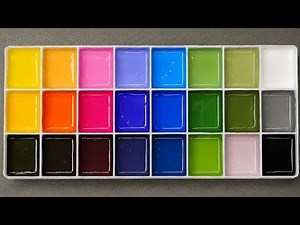 How to Mix ANY Color with Just 5 Paint Colors? Satisfying Color Mixing