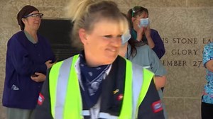 34K views · 814 reactions | Watch Canada Post employees salute front-line workers at Grace Hospital on Wednesday. | CBC Manitoba | Facebook
