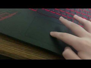 Drag clicking on a laptop trackpad