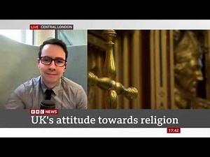 Bobby Duffy discusses changing religious belief on BBC News