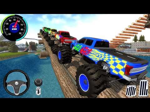 Juegos De Carros - Impossible Mega Ramp Stunts Cars Simulator #2 - Driving Monster Truck - Gameplay