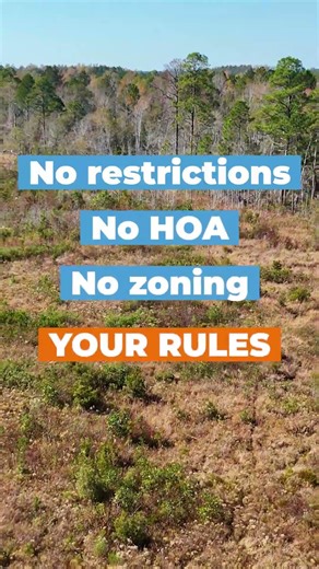 Who’s looking for some unrestricted land? #buyland #vacantland #lotsforsale #landforsale #land #buy
