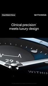 Breathtaking design. Phenomenal battery life. For powerful health scans. Discover ScanWatch Nova on withings.com. *Clinically evaluated ECG, available via Withings Scan Monitor | Withings | Facebook