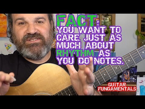 This Video Is About RHYTHM, and How to Make Music With It. Fundamental Guitar Lesson