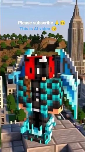 Minecraft character AI video#Minecraft#my character