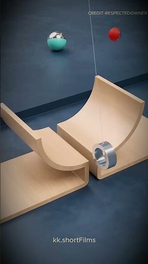 Synchronized Pendulum | Motion graphics in blender just for fun 😲 #shorts