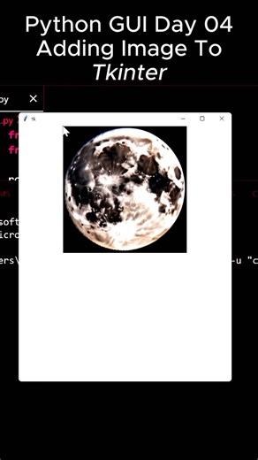 Add image to python GUI tkinter #coding #programming #python #pythons #pythonprogramming #pythonregius