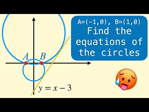 Spicy Circles Questions - Coordinate Geometry - A-level Mathematics