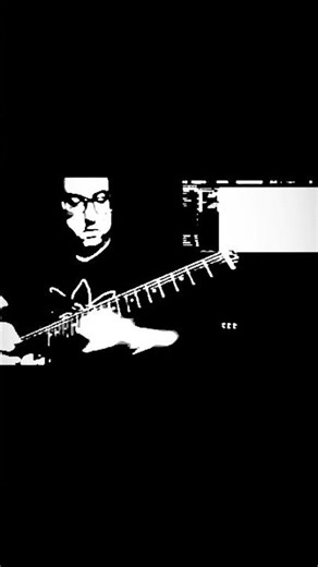 Guitar Noise en blanco y negro | Art Noise Lab