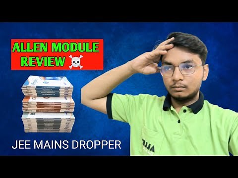 ALLEN Dropper Module Review | Kota best faculty Module Notes IIT-JEE