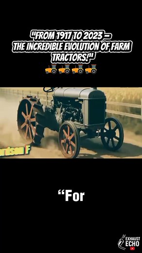 “Tractor Evolution 1917–2023: 100 Years of Power in 79 Seconds!” A full look at how tractors have transformed over more than a century — from the early 1917 machines to the modern 2023 engineering era. This video highlights the massive changes in: ✔ Engine power ✔ Design and technology ✔ Farming efficiency ✔ Tracks vs wheels ✔ Classic vs modern innovation Tractors have shaped agriculture, industry, and world history. Watch this incredible evolution in just over one minute — a journey through tim
