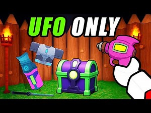 99 Nights But I ONLY Use UFO WEAPONS...