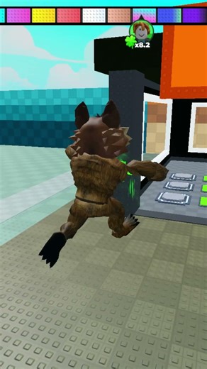 WOLF POWER! 🐺 #roblox #shorts #robloxshorts #beastmode #gaming #viral #speed #op #wolf