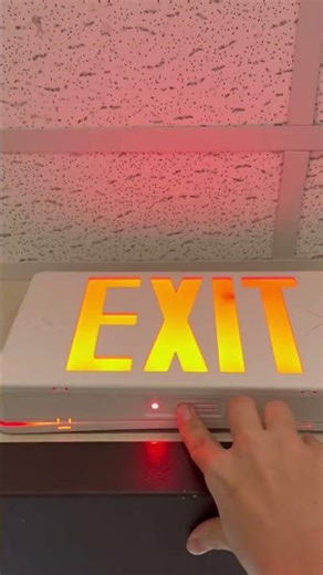 Testing a generic exit sign #shortvideo #shorts