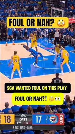 SGA wanted a foul here 🤔👀
