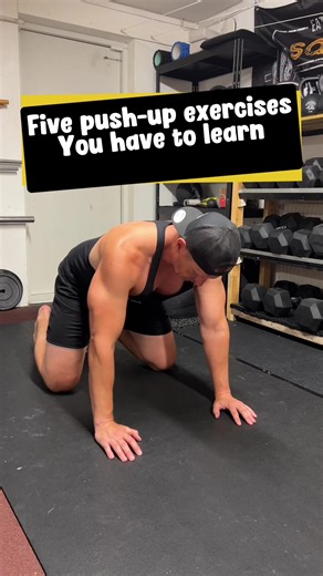 5 push-up exercises worth trying. These are it 🫵🏻😎 Save it and try it. 3 rounds 30s work / 30s rest • Explosive push-up toe tap • Push-up to knee tap • Diamond push-ups • Standard push-ups • Push-up shoulder taps Rest 30–40s and repeat. This one’s a push-up burner 🔥 Expect the burn—embrace it. Share it and comment 🔥 if you’re in 💪😎 #pushup #pushups