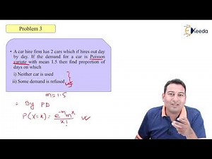 Poisson Distribution Problem 3 - Probability Distribution - Engineering Mathematics - 4