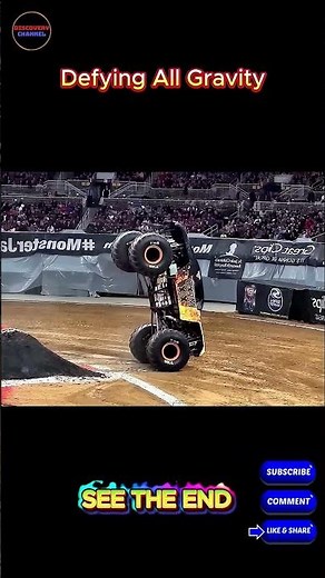 Monster Truck FLIPS in Mid-Air! 😱 | Insane Freestyle Stunt Shocks the Crowd!
