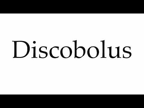 How to Pronounce Discobolus