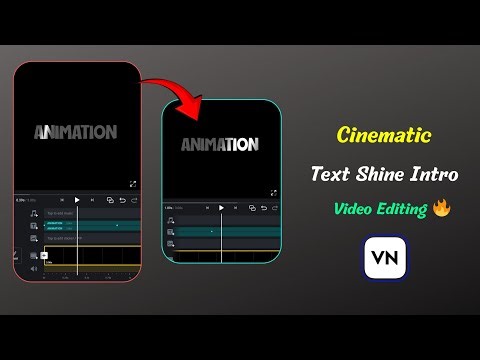 Cinematic Text Shine Animation in VN Video Editor | Viral Text Effect Tutorial