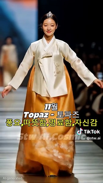 열두 달의 빛과 한복: 탄생석 의미 정리