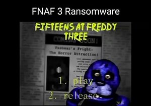 FNAF 3 Ransomware FENS ATFREDDY - iFunny