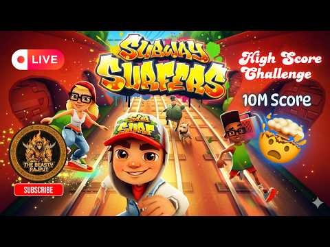 Subway Surfers LIVE 🔴 Endless Run Gameplay | High Score Challenge 🎮🔥