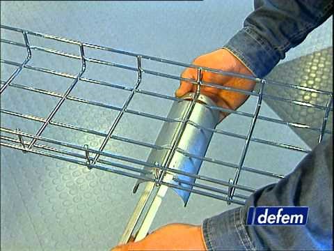 Defem System of Stainless Steel Basket Tray Cable Management