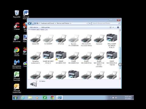 How To Configure Sharp Print Driver With Options with Staples and Extra Paper Trays
