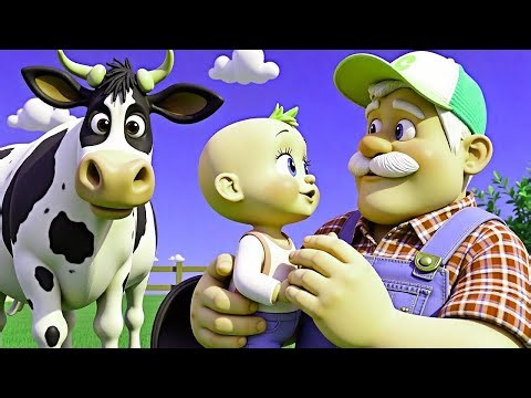 Farmer Mac’s Happy Big Farm 🚜 | Fun Animal Song for Kids | 1:16 Minute Loop Nursery@KidsMeloonRhymes
