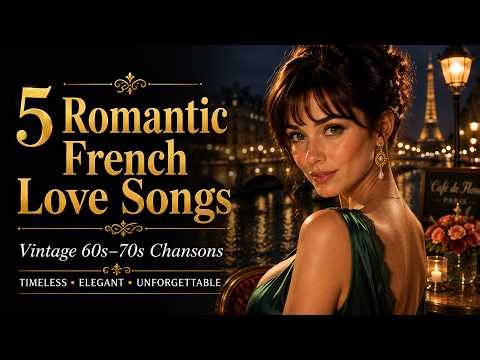 5 Romantic French Love Songs ❤️ Timeless French Chansons | 60s & 70s Love Songs