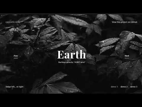 A Pretty Cool WebGL Carousel/Slider - rgbKineticSlider.js