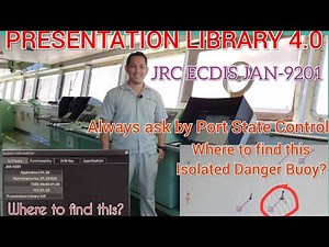 How and where to find this Presentation Library 4.0 isolated danger buoy,( JRC ECDIS JAN-9201)