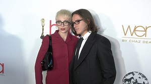 Emma Chamberlain and Jared Ellner attend the 10th annual Hollywood Beauty Awards red carpet