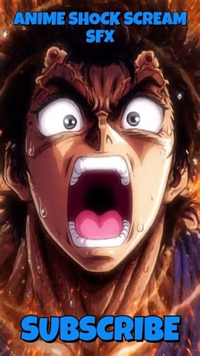 Anime Shocked Scream Sound Effect (Dramatic JoJo Style Reaction)
