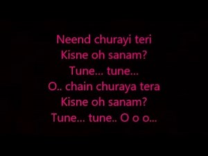 maine tujhko dekha lyrics