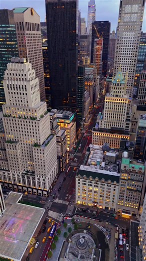 Exploring 5th Ave in New York City from Above