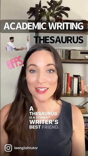 Academic Skills | Use a thesaurus